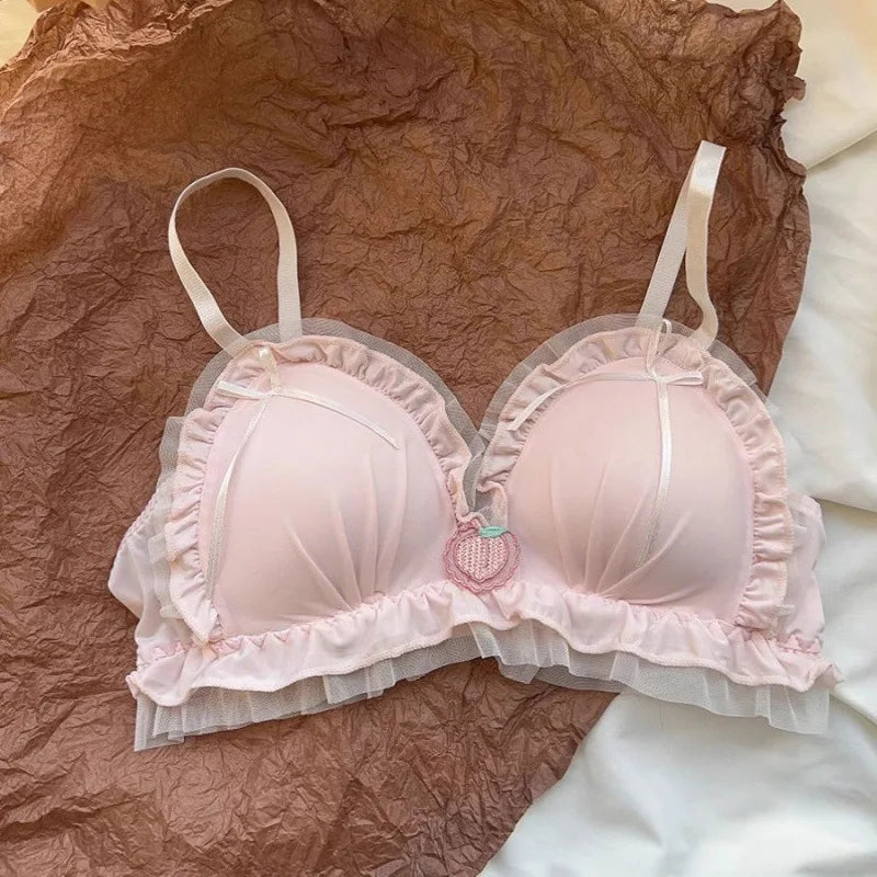 Cute lolita lingerie pastel design set